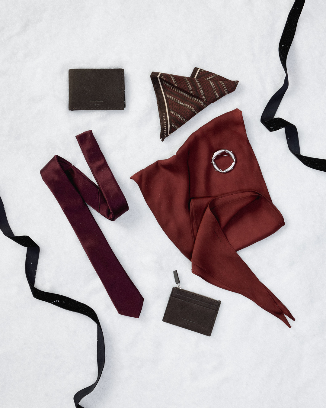 Tiger of Sweden Gift Guide - Tie, Scarf, Wallet & Handkerchief